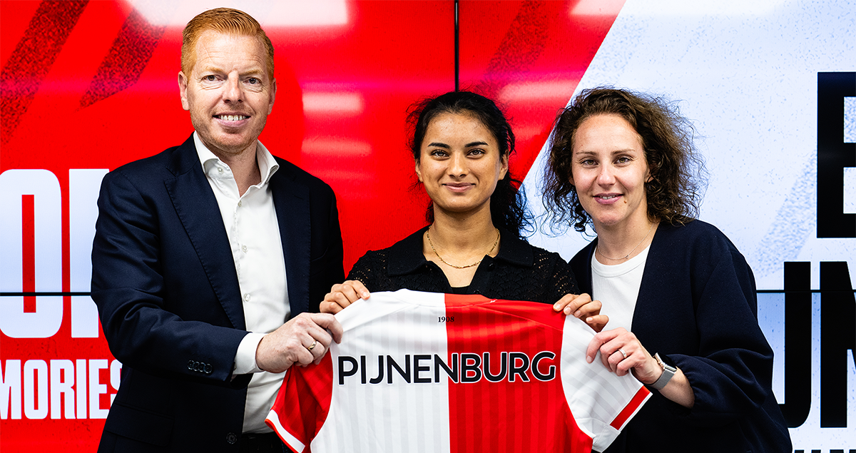 Middenvelder Emma Bijnenburg tekent eerste profcontract bij Nederlandse topclub